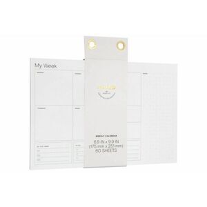 Noted By Post It Weekly Desk Paper Tablet Planner